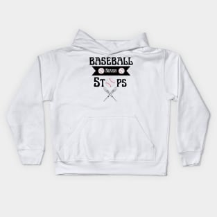 Baseball Never Stops Kids Hoodie